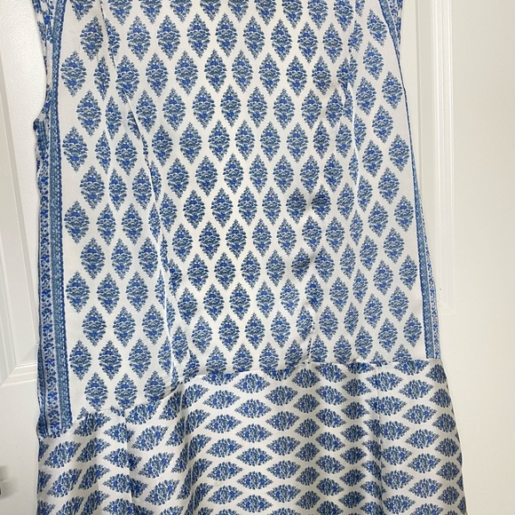 Madewell Skyscape Dress in Diamond Floral Paisley Pattern Drop Waist - Picture 8 of 8